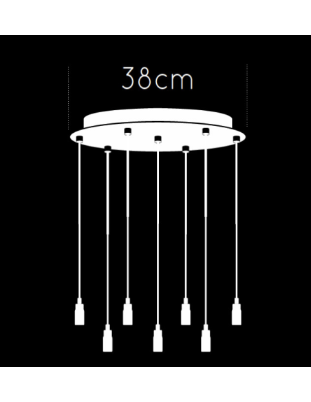 PLAFONNIER 7 APAPA - LA CASE DE COUSIN PAUL
