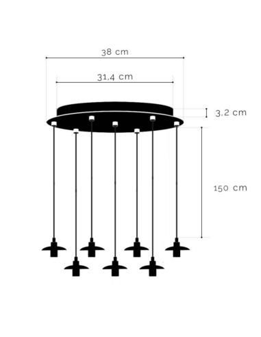 PLAFONNIER 7 APAPA - LA CASE DE COUSIN PAUL