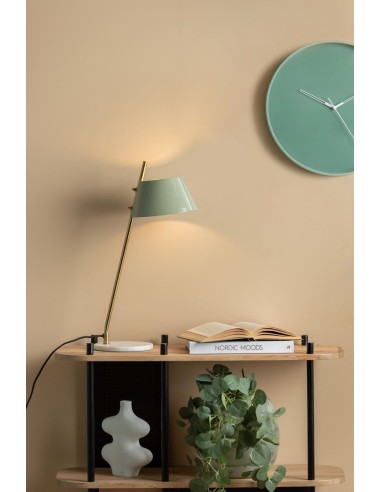 LAMPE À POSER METAL ET MARBRE