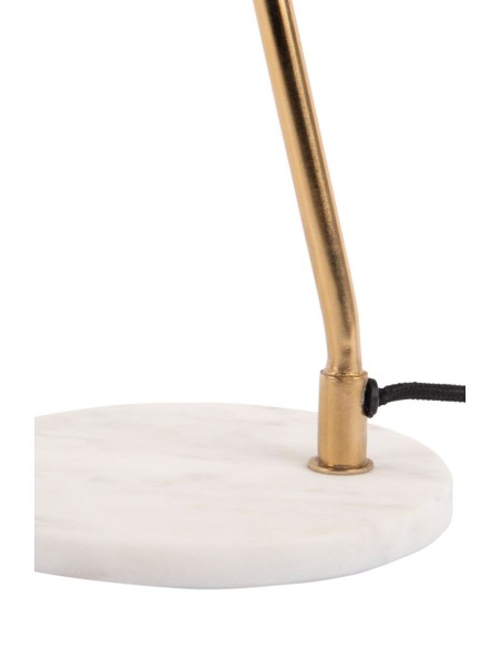 LAMPE À POSER METAL ET MARBRE