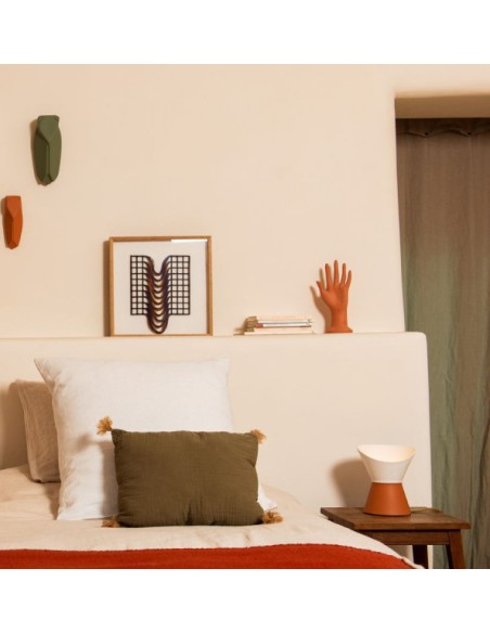 LAMPE CÉRAMIQUE À POSER RECTO - MONOCHROMIC