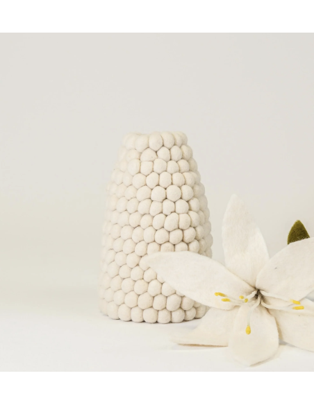 VASE EN LAINE BOUILLIE -  NEW HEIDI