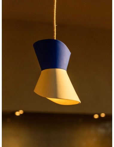 LAMPE CÉRAMIQUE À SUSPENDRE VERSO - MONOCHROMIC