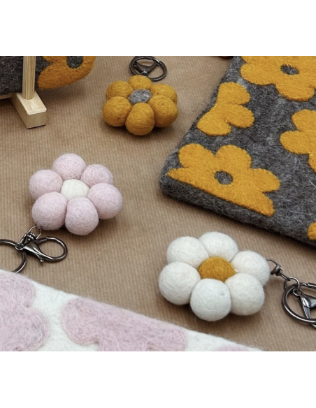 PORTE CLES FLEUR - NEW HEIDI