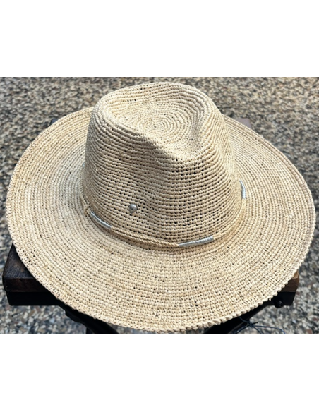 CHAPEAU EN RAPHIA WESTILUX - LE VOYAGE EN PANIER 