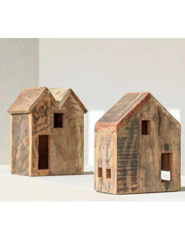 NICHOIR À OISEAUX EN BOIS ANCIEN - WMG