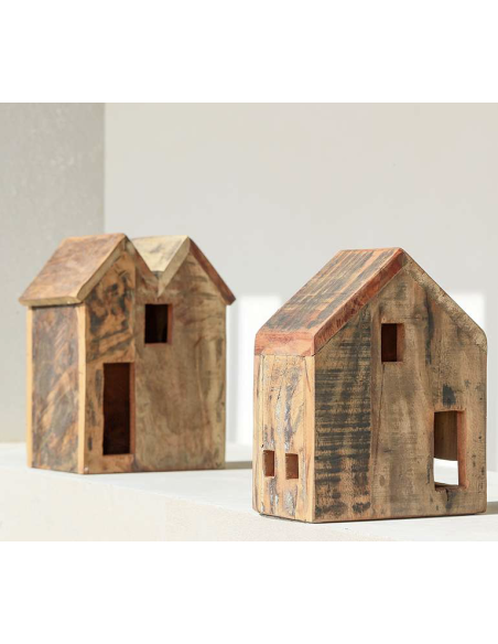 NICHOIR À OISEAUX EN BOIS ANCIEN - WMG