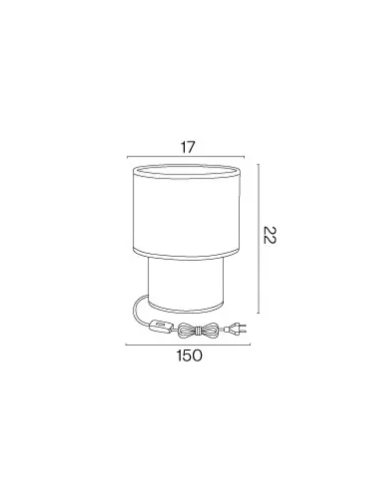 LAMPE DE TABLE TABATA - IDP DESIGN