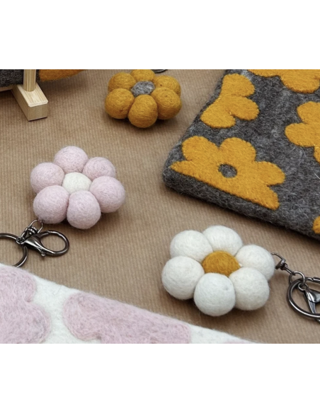 PORTE CLES FLEUR - NEW HEIDI.