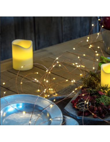 GUIRLANDE LUMINEUSE 300 LED SUR FIL CUIVRE 