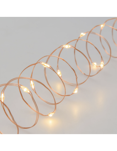 GUIRLANDE LUMINEUSE 300 LED SUR FIL CUIVRE 