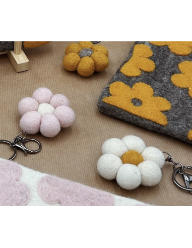 PORTE CLES FLEUR - NEW HEIDI