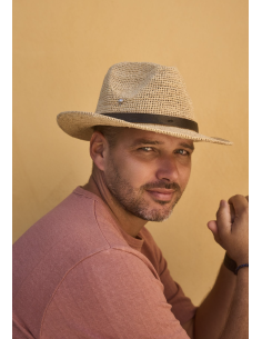 CHAPEAU EN RAPHIA BORSINOA - LE VOYAGE EN PANIER 