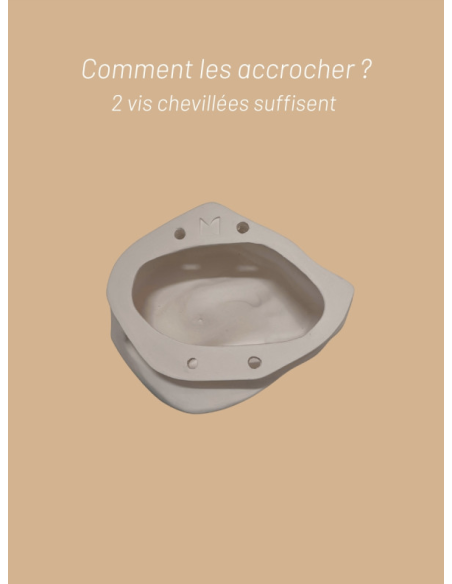 APPLIQUE MURALE ROCHE - MONOCHROMIC