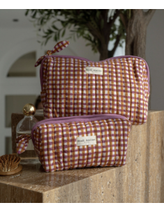 TROUSSE DE BEAUTE TARA CAMEL - BINDI ATELIER