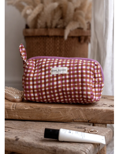 TROUSSE DE BEAUTE TARA CAMEL - BINDI ATELIER