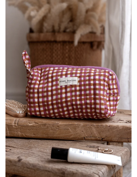 TROUSSE DE BEAUTE TARA CAMEL - BINDI ATELIER