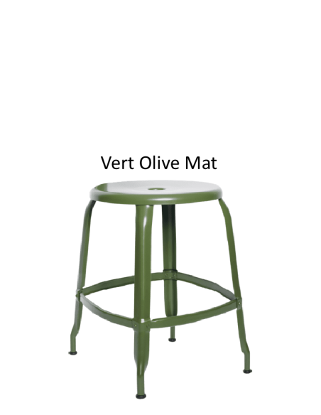 TABOURET NICOLLE METAL H45