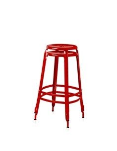 TABOURET NICOLLE METAL H75