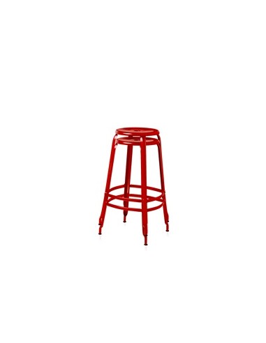 TABOURET NICOLLE METAL H75