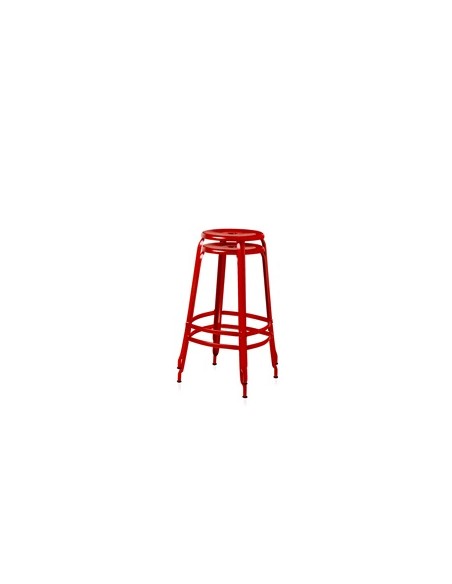 TABOURET NICOLLE METAL H75