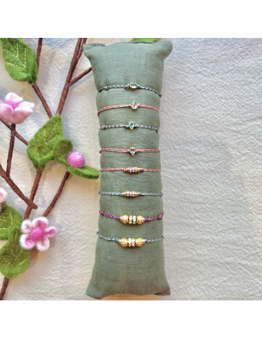 BRACELET TOURMALINE  SUR FIL - LES FILLES DE COEUR 