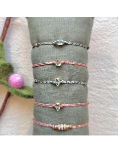 BRACELET TOURMALINE  SUR FIL - LES FILLES DE COEUR  2