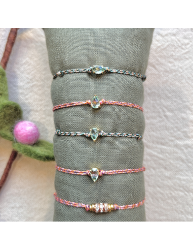 BRACELET TOURMALINE  SUR FIL - LES FILLES DE COEUR 