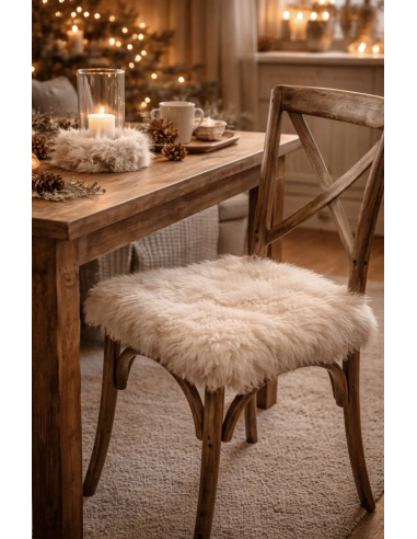 DESSUS DE CHAISE EN PEAU DE MOUTON D'ISLANDE - TERGUS
