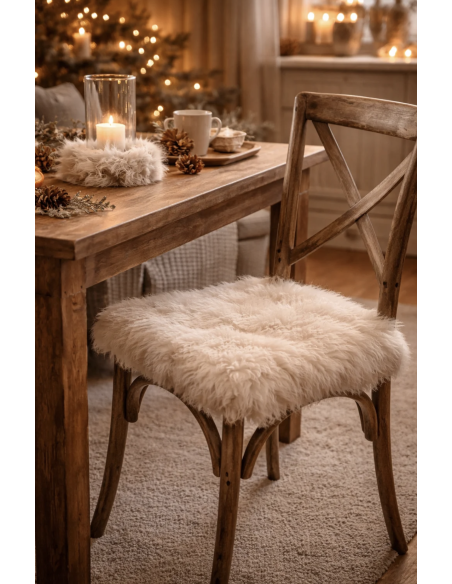 DESSUS DE CHAISE EN PEAU DE MOUTON D'ISLANDE - TERGUS