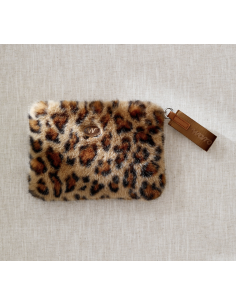 POCHETTE ZIPPEE FAUSSE FOURRURE -WARO 2