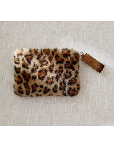 POCHETTE ZIPPEE FAUSSE FOURRURE -WARO