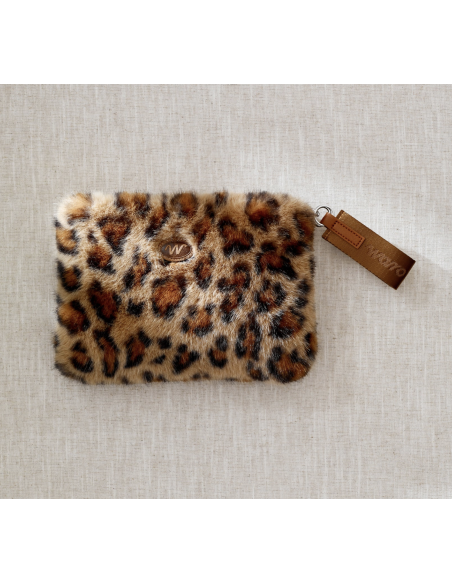POCHETTE ZIPPEE FAUSSE FOURRURE -WARO