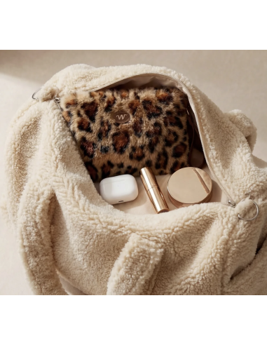 POCHETTE ZIPPEE FAUSSE FOURRURE -WARO