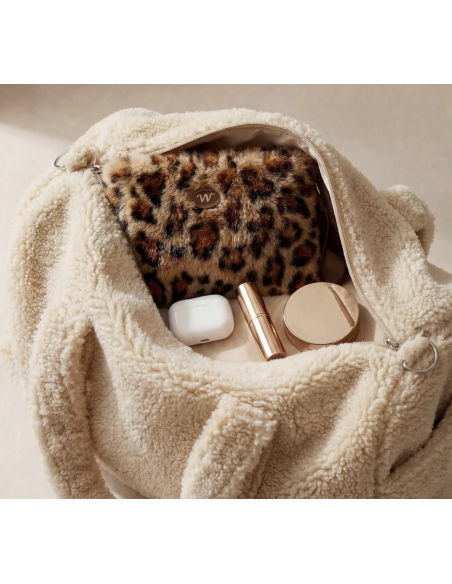 POCHETTE ZIPPEE FAUSSE FOURRURE -WARO