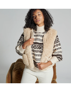 GILET SANS MANCHE TEDDY - WARO