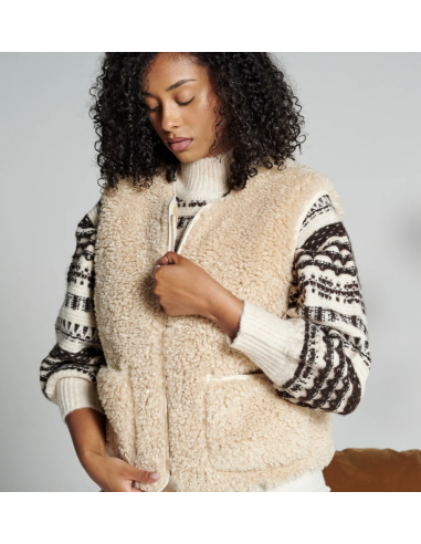 GILET SANS MANCHE TEDDY - WARO