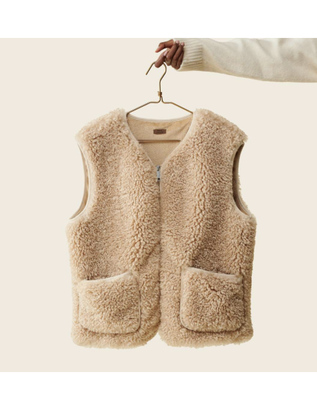 GILET SANS MANCHE TEDDY - WARO