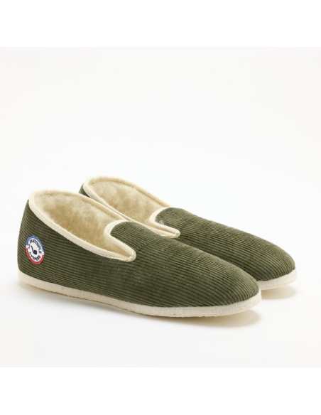 LA PANTOUFLE A PEPERE RETRO KAKI