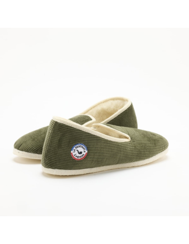 LA PANTOUFLE A PEPERE RETRO KAKI