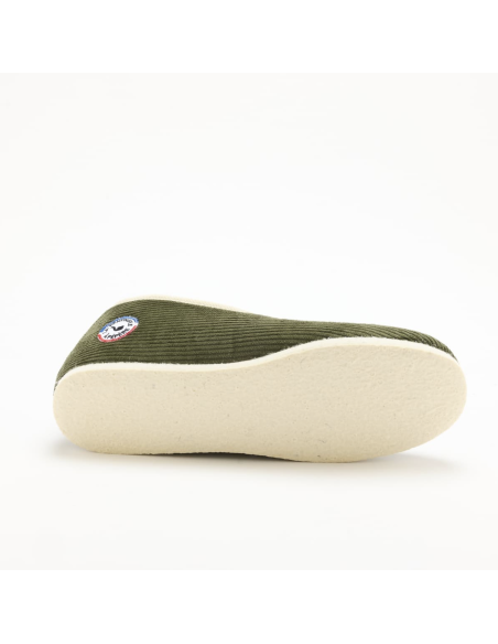 LA PANTOUFLE A PEPERE RETRO KAKI
