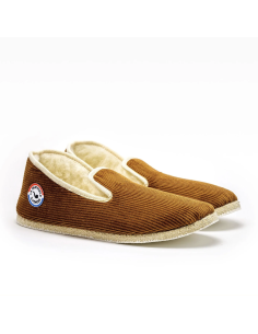 LA PANTOUFLE A PEPERE RETRO MARRON 2