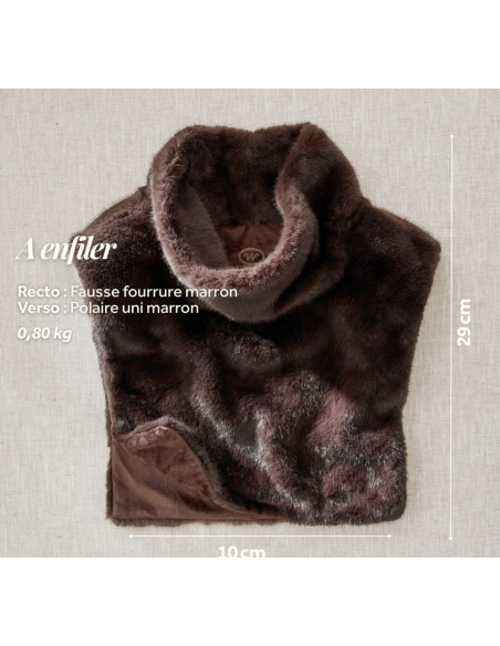 PLASTRON FAUSSE FOURRURE - WARO
