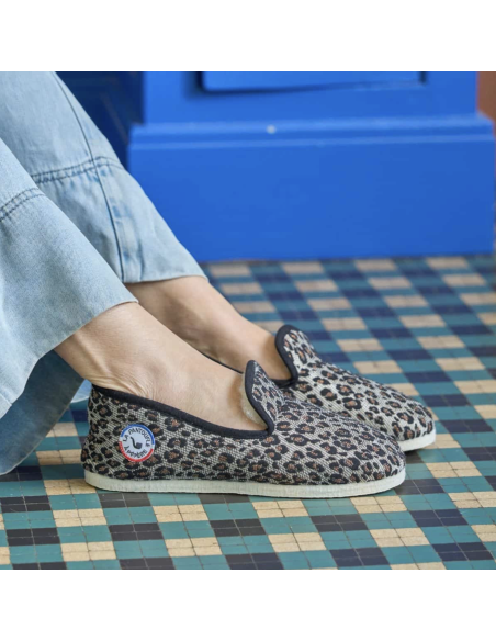 LA PANTOUFLE A PEPERE LEOPARD