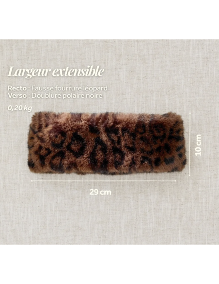 BANDEAU FAUSSE FOURRURE - WARO