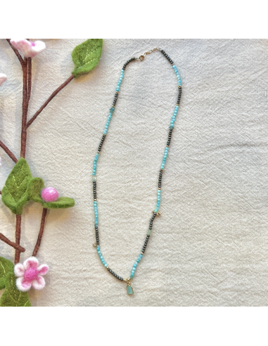 COLLIER TOURMALINES ET RUBELLITES - LES FILLES DE COEUR