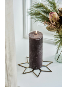 DÉCORATION ETOILE EN VERRE ET LAITON - IB LAURSEN