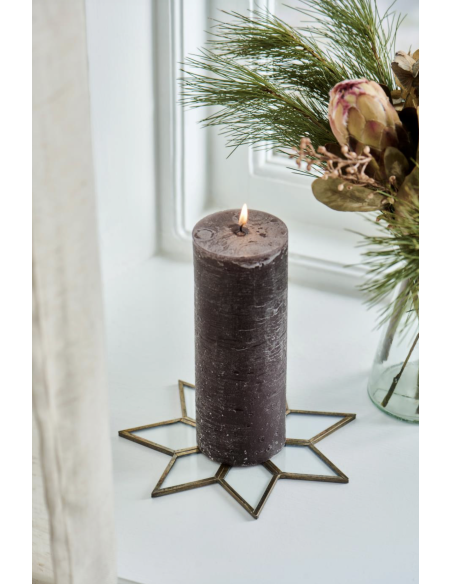 DÉCORATION ETOILE EN VERRE ET LAITON - IB LAURSEN