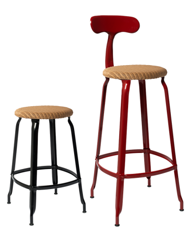 CHAISE NICOLLE METAL ASSISE EN LOOM