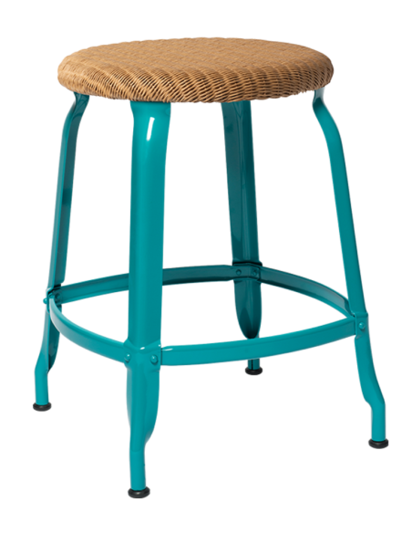 CHAISE NICOLLE METAL ASSISE EN LOOM